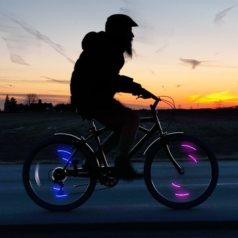 OrbitBrightz Red Battery-Powered LED Lights for Bikes and Ride-Ons Magic Cars 3