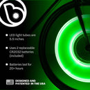 SpinBrightz Green Battery-Powered LED Bike Ride-On Lights L1710 Magic Cars 3