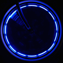 Blue Battery-Powered LED Wheel Lights for Bikes and Ride-Ons L2378 Magic Cars 2