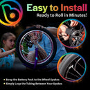 Battery-Powered Pastel LED Wheel Lights for Bikes and Ride-On Toys Magic Cars 5