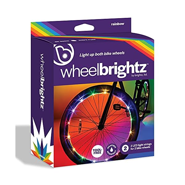 Rainbow Battery-Powered LED Wheel Lights for Bike Ride-Ons Magic Cars 0
