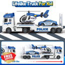 Bstoyder Police Vehicle Set with Car and Helicopter Magic Cars 4