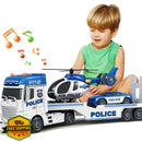 Bstoyder Police Vehicle Set with Car and Helicopter Magic Cars Variant 0