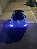 Bugatti 12V Electric Ride-On Toy with Remote Control & MP3 - Burgundy, White, Blue Magic Cars 5