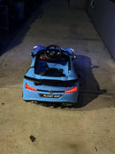 Bugatti 12V Electric Ride-On Toy with Remote Control & MP3 - Burgundy, White, Blue Magic Cars Variant 0