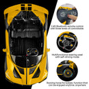 Kids Electric Ride-On Race Car with Drift and Spin Modes 18V Bluetooth Toy Magic Cars 8