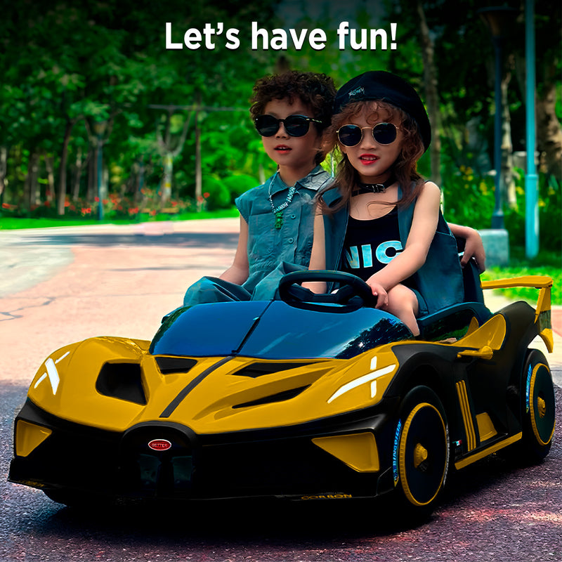 Kids Electric Ride-On Race Car with Drift and Spin Mode 2-Seater Magic Cars 4