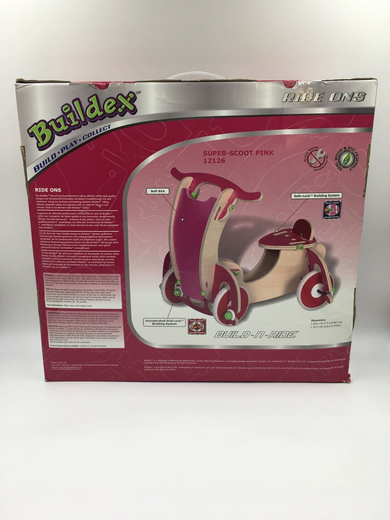 Super Scoot Pink Child's Ride-On Scooter Magic Cars 1