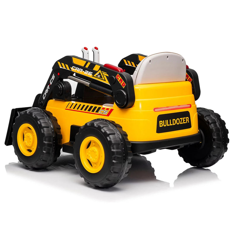 12-Volt Kids Ride-On Bulldozer Toy Vehicle Magic Cars 2