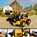 12-Volt Kids Ride-On Bulldozer Toy Vehicle Magic Cars 4