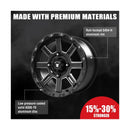Bullite BT-02 Lancer Gunmetal Gray 14x7 ATV/UTV Rims with 4x156 Bolt Pattern Magic Cars 1