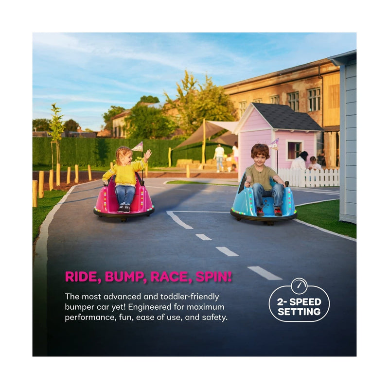 Electric Ride-On Bumper Car for Kids and Toddlers 12V with 2-Speed Settings Magic Cars 4