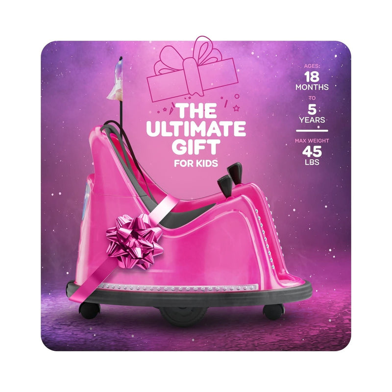 Electric Ride-On Bumper Car for Kids and Toddlers 12V with 2-Speed Settings Magic Cars 6