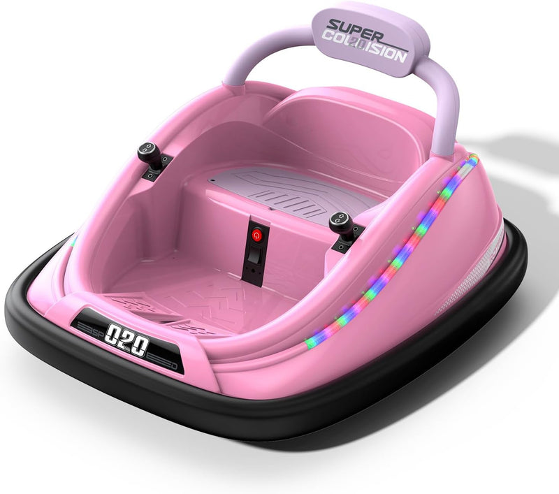 12V Electric Kids Bumper Car Ride-On Toy with Remote Control and Music Function Magic Cars 7