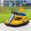 6V Electric Kids Bumper Car with 360° Rotation – Yellow Ride-On Toy Magic Cars 8