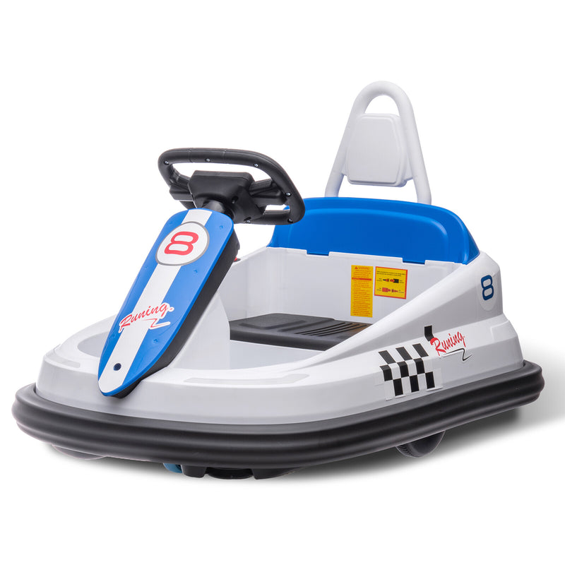 6V Electric Ride-On Bumper Car with Steering Wheel for Kids Magic Cars 18