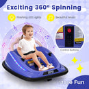 Electric Bumper Car for Toddlers, 12V Ride-On Toy with Remote Control Magic Cars 3