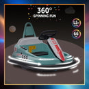 6V Electric Bumper Car Ride-On Toy for Toddlers Ages 2-6 Years Magic Cars 16