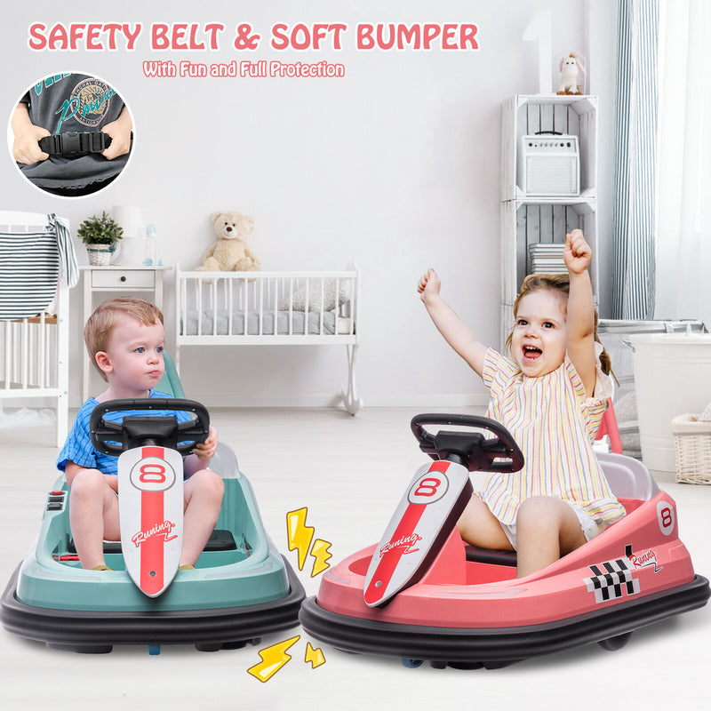 6V Electric Bumper Car Ride-On Toy for Toddlers Ages 2-6 Years Magic Cars 6