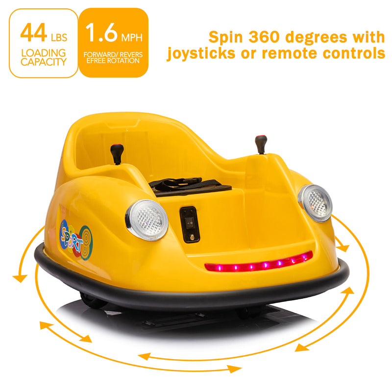 12V Electric Ride-On Bumper Car for Toddlers with Remote Control Magic Cars 11
