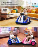 Toddler Bumper Cars with Large Wheels, 2.2 Mph Speed, 12V Electric Ride-On Toy Magic Cars 5