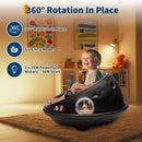 Ride-On Bumper Car with Remote Control, Safety Belt, Music, Flashing Lights, and 360-Degree Spin