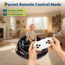 Ride-On Bumper Car with Remote Control, Safety Belt, Music, Flashing Lights, and 360-Degree Spin