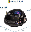 Ride-On Bumper Car with Remote Control, Safety Belt, Music, Flashing Lights, and 360-Degree Spin