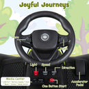 24V Electric Ride-On Car for Kids with Parental Control, Music, Horn, and Lights
