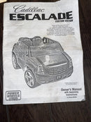 Cadillac Escalade Custom Edition Owner’s Manual by Power Wheels Magic Cars Variant 0