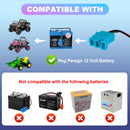 12V Charger for Peg Perego Ride-On Toys in Black Magic Cars 2
