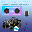 12V Charger for Peg Perego Ride-On Toys in Black Magic Cars 4