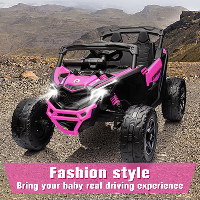 24V Electric Kids Ride-On UTV 4-Wheeler Off-Road Vehicle with Remote Control Magic Cars 4