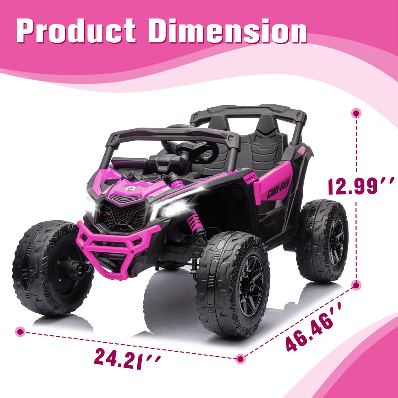 24V Electric Kids Ride-On UTV 4-Wheeler Off-Road Vehicle with Remote Control Magic Cars 5