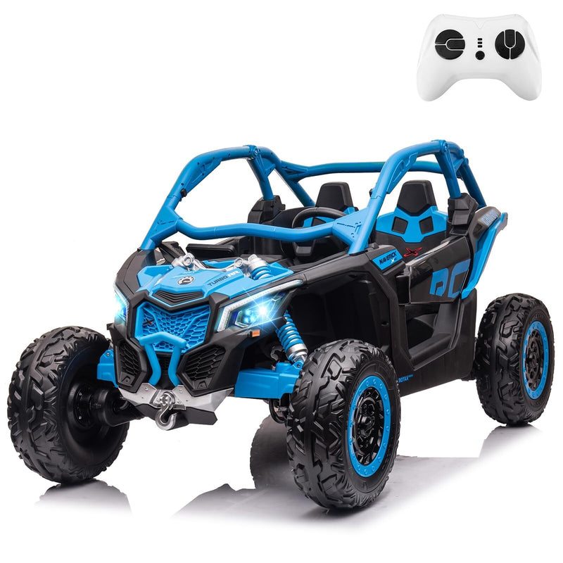 24V Electric 4WD Off-Road Ride-On UTV Quad Car for Kids Magic Cars 12