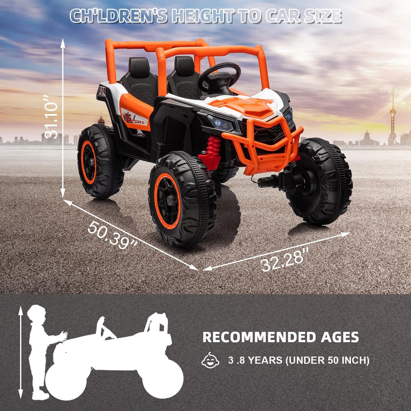 24V Electric 4WD Off-Road Ride-On UTV Quad Car for Kids Magic Cars 3