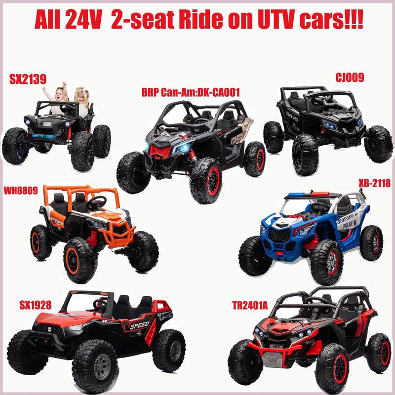 24V Electric 4WD Off-Road Ride-On UTV Quad Car for Kids Magic Cars 8