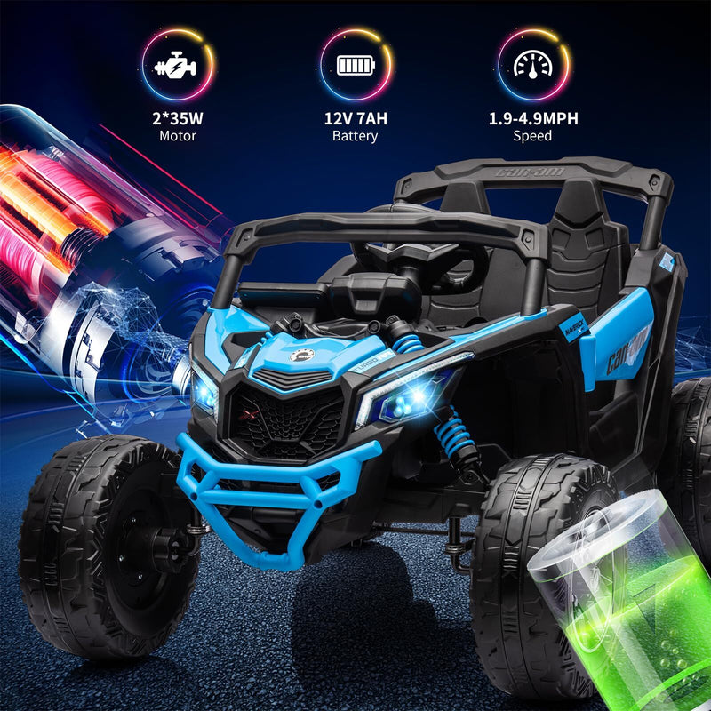 12V Licensed Electric 4WD Ride-On UTV Car for Kids Off-Road Toy Magic Cars 15
