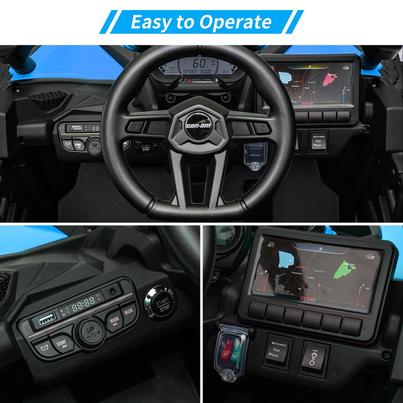 12V Licensed Electric 4WD Ride-On UTV Car for Kids Off-Road Toy Magic Cars 17