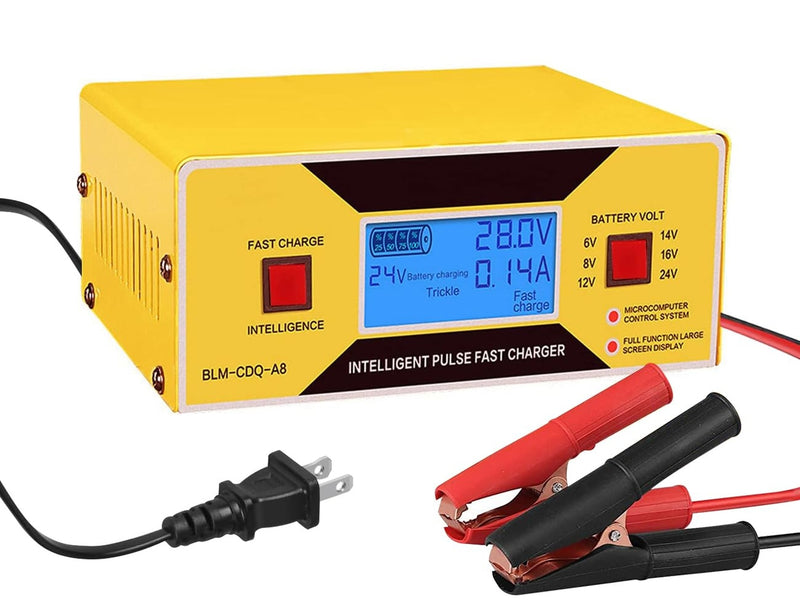 Automatic Car Battery Charger with Adjustable 6-24V Voltage Settings Magic Cars 0