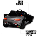 Licensed Mercedes-Benz Kids Remote Control Car with Leather Seat in Multiple Colors Magic Cars 3