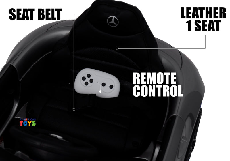 Licensed Mercedes-Benz Kids Remote Control Car with Leather Seat in Multiple Colors Magic Cars 7