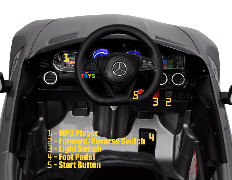 Licensed Mercedes-Benz Kids Remote Control Car with Leather Seat in Multiple Colors Magic Cars 8