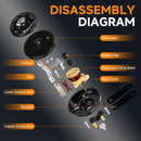 12V Compact Waterproof Motorcycle and Car Horn with High and Low 110dB Tones Magic Cars 3