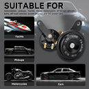 12V Compact Waterproof Motorcycle and Car Horn with High and Low 110dB Tones Magic Cars 5