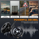 12V Compact Waterproof Motorcycle and Car Horn with High and Low 110dB Tones Magic Cars 6