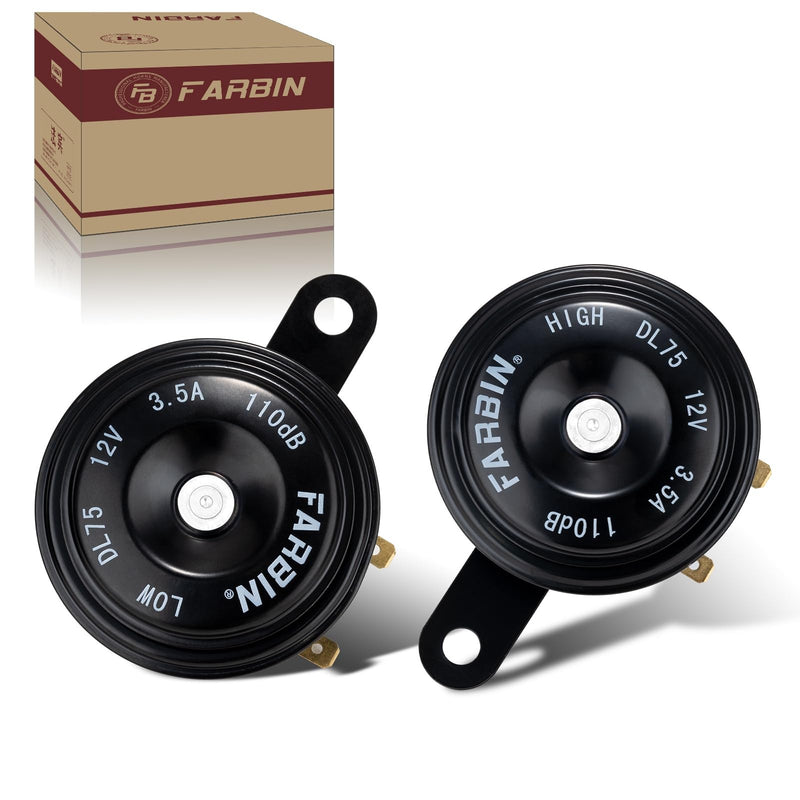 12V Compact Waterproof Motorcycle and Car Horn with High and Low 110dB Tones Magic Cars Variant 0