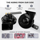 12V Car Horn High and Low Tone Super Loud Waterproof with Relay and Harness Magic Cars 3