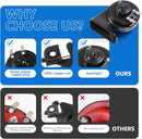 12V Dual Electric Horn Set - High and Low Tone Waterproof Design Magic Cars 3