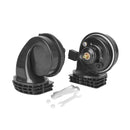 12V Dual Tone Waterproof Car Horn Assembly with Grill for Toyota – Loud Hi-Low Sound Magic Cars 0